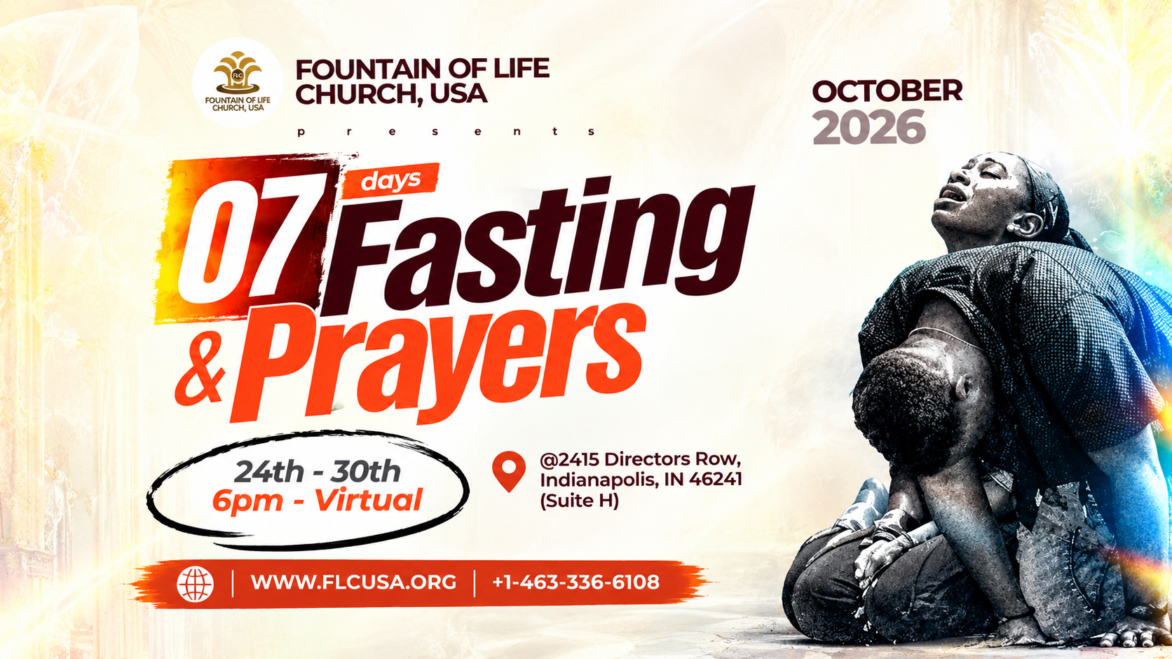 07 Days Fasting & Prayers flyer